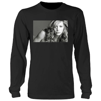 Jessica Biel Men's Heavy Long Sleeve TShirt