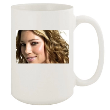 Jessica Biel 15oz White Mug