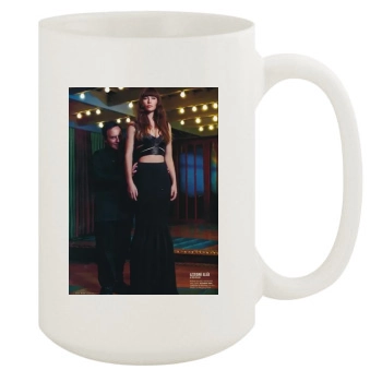 Jessica Biel 15oz White Mug