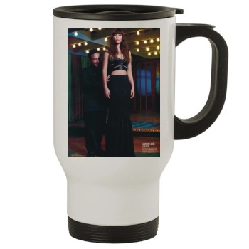 Jessica Biel Stainless Steel Travel Mug