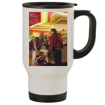 Jessica Biel Stainless Steel Travel Mug