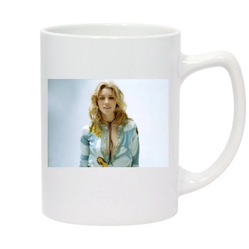 Jessica Biel 14oz White Statesman Mug