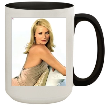 Charlize Theron 15oz Colored Inner & Handle Mug