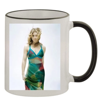 Jessica Biel 11oz Colored Rim & Handle Mug