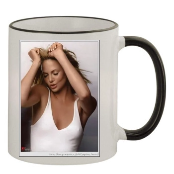 Charlize Theron 11oz Colored Rim & Handle Mug