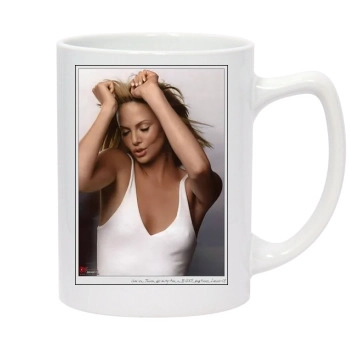 Charlize Theron 14oz White Statesman Mug