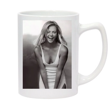 Charlize Theron 14oz White Statesman Mug