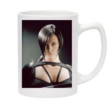 Charlize Theron 14oz White Statesman Mug