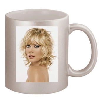 Charlize Theron 11oz Metallic Silver Mug