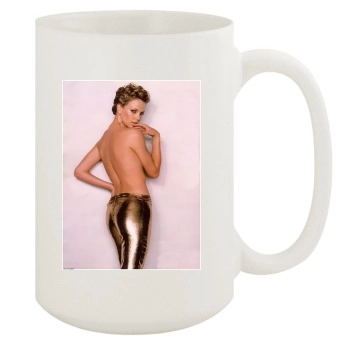 Charlize Theron 15oz White Mug