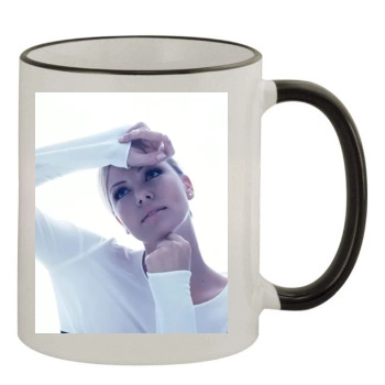 Charlize Theron 11oz Colored Rim & Handle Mug