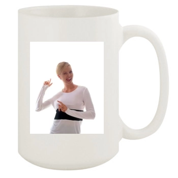 Charlize Theron 15oz White Mug