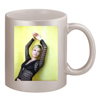 Charlize Theron 11oz Metallic Silver Mug