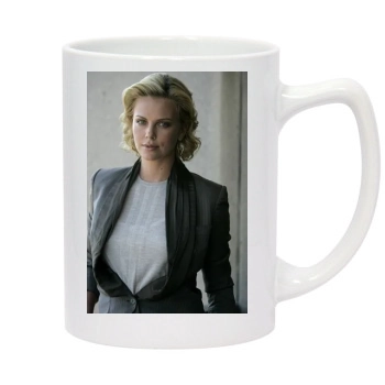 Charlize Theron 14oz White Statesman Mug