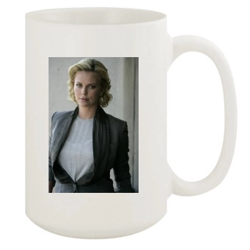 Charlize Theron 15oz White Mug