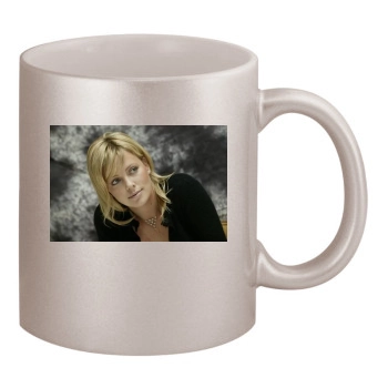 Charlize Theron 11oz Metallic Silver Mug