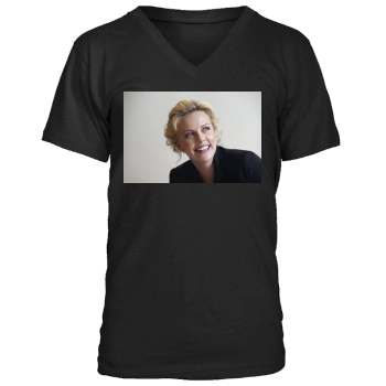 Charlize Theron Men's V-Neck T-Shirt