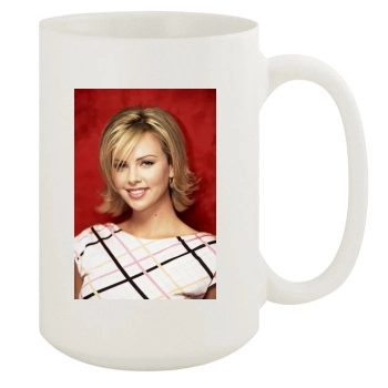 Charlize Theron 15oz White Mug