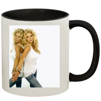 Jessica Simpson 11oz Colored Inner & Handle Mug