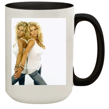 Jessica Simpson 15oz Colored Inner & Handle Mug