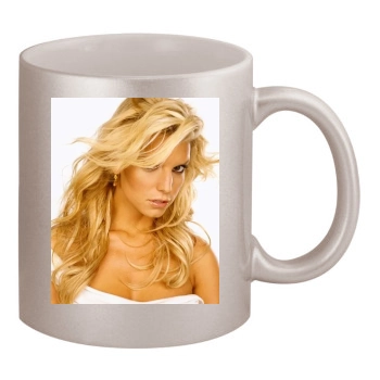 Jessica Simpson 11oz Metallic Silver Mug