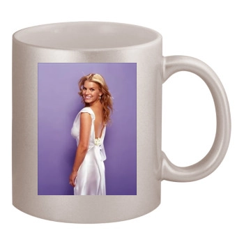 Jessica Simpson 11oz Metallic Silver Mug