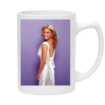 Jessica Simpson 14oz White Statesman Mug