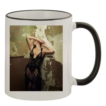 Charlize Theron 11oz Colored Rim & Handle Mug