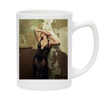 Charlize Theron 14oz White Statesman Mug