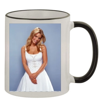 Jessica Simpson 11oz Colored Rim & Handle Mug