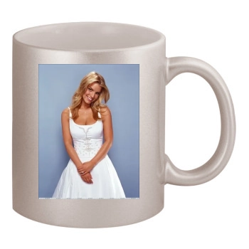 Jessica Simpson 11oz Metallic Silver Mug