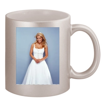 Jessica Simpson 11oz Metallic Silver Mug