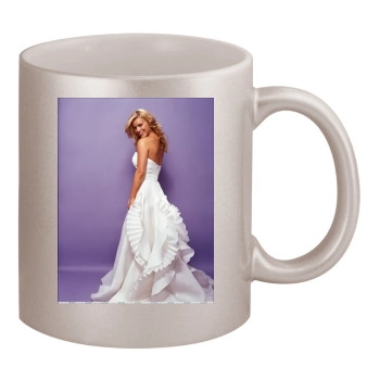 Jessica Simpson 11oz Metallic Silver Mug