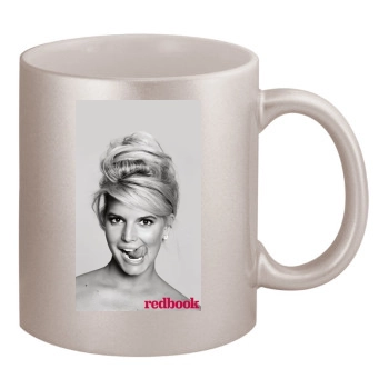 Jessica Simpson 11oz Metallic Silver Mug