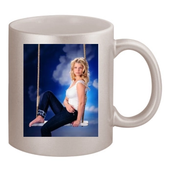 Jessica Simpson 11oz Metallic Silver Mug