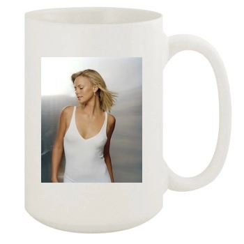 Charlize Theron 15oz White Mug