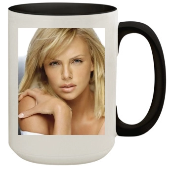 Charlize Theron 15oz Colored Inner & Handle Mug