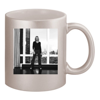 Charlize Theron 11oz Metallic Silver Mug