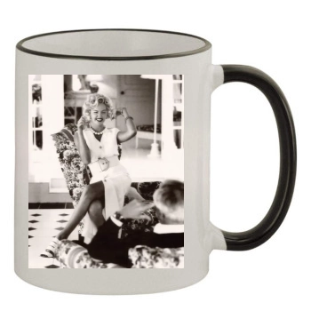 Charlize Theron 11oz Colored Rim & Handle Mug