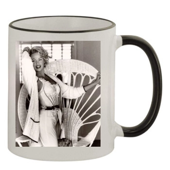 Charlize Theron 11oz Colored Rim & Handle Mug