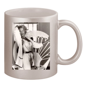 Charlize Theron 11oz Metallic Silver Mug