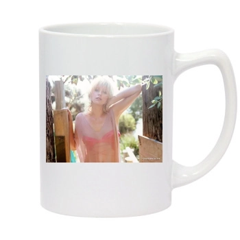 Charlize Theron 14oz White Statesman Mug