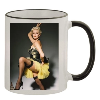 Charlize Theron 11oz Colored Rim & Handle Mug