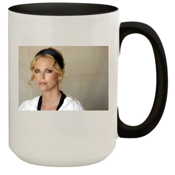 Charlize Theron 15oz Colored Inner & Handle Mug