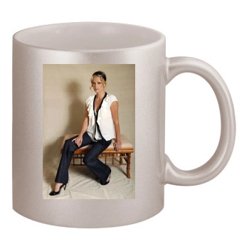 Charlize Theron 11oz Metallic Silver Mug