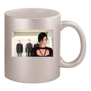 Charlize Theron 11oz Metallic Silver Mug