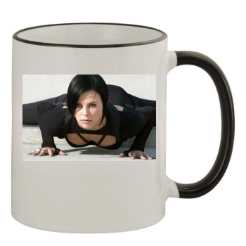 Charlize Theron 11oz Colored Rim & Handle Mug