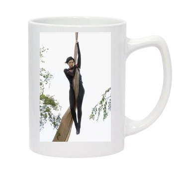 Charlize Theron 14oz White Statesman Mug