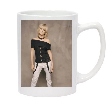 Charlize Theron 14oz White Statesman Mug