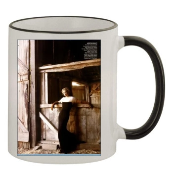 Charlize Theron 11oz Colored Rim & Handle Mug